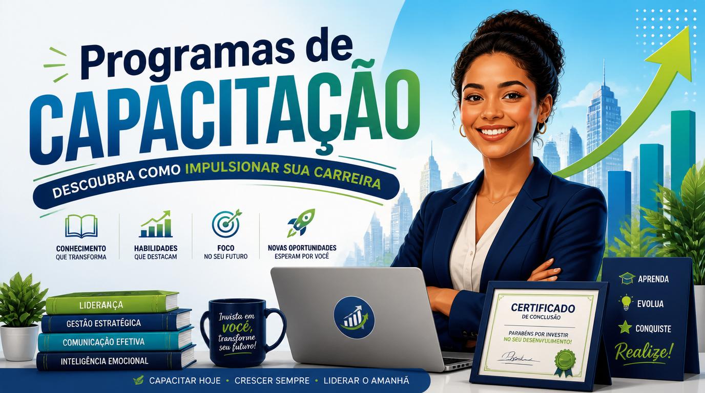 Programas de Capacitação: Descubra como impulsionar sua carreira 3 Programas de Capacitacao Descubra como impulsionar sua carreira