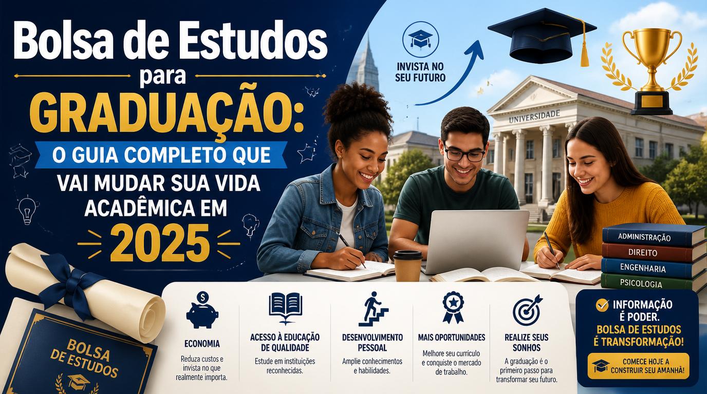 Bolsa de Estudos para Graduação: O Guia Completo que Vai Mudar Sua Vida Acadêmica em 2025 2 Bolsa de Estudos para Graduação: O Guia Completo que Vai Mudar Sua Vida Acadêmica em 2025